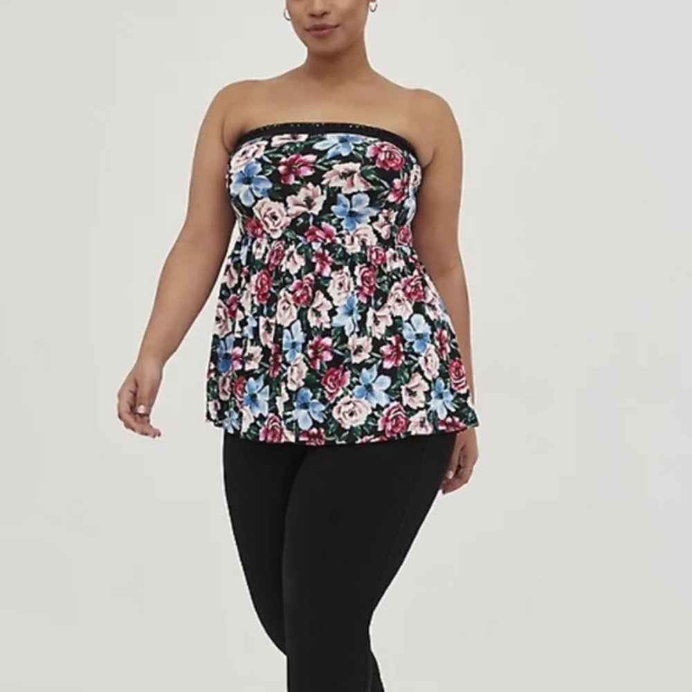 Torrid Stretch Strapless TOP